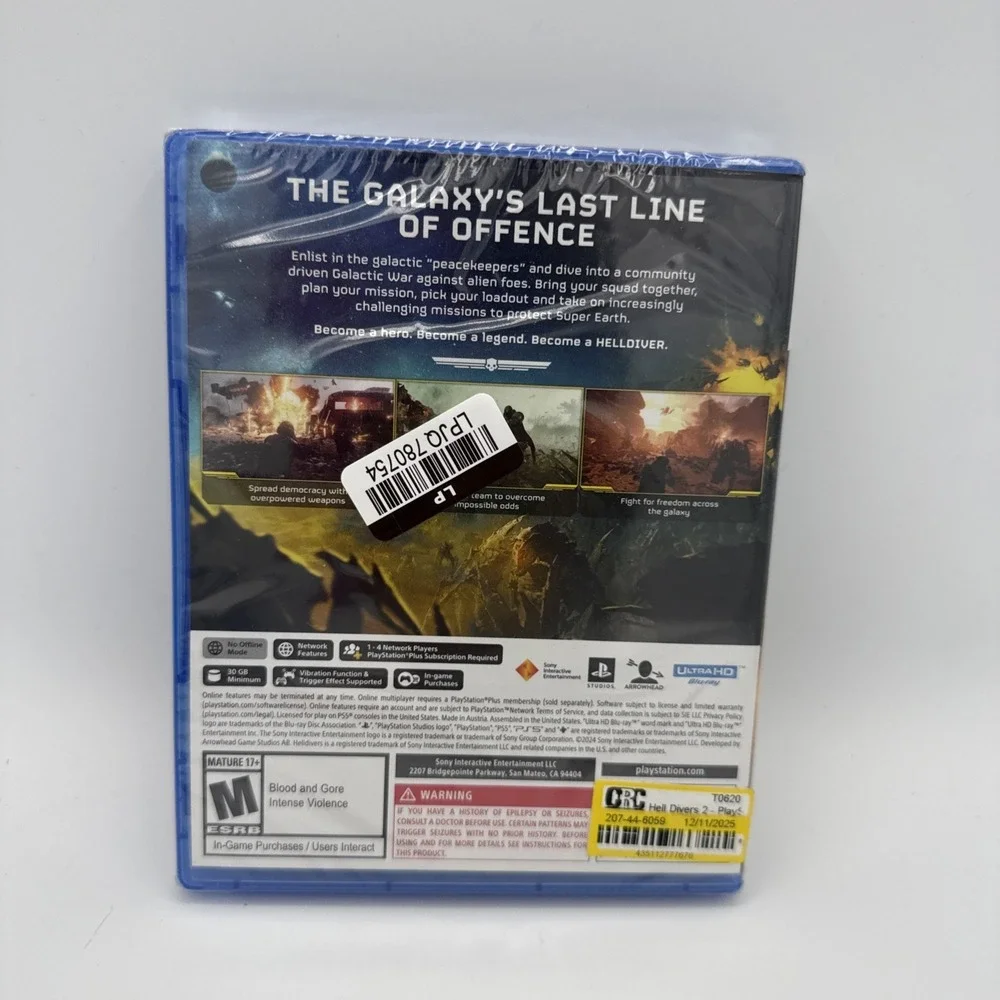 Sony Interactive Entertainment Helldivers‎ 2 PS5 Shooter Multiplayer Action 2024